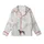 Greyhound Whippet Galgo: Minimalist Italian Greyhound Pattern Bamboo Stretch Bodysuit Kid Satin Pajamas Set - 2