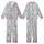 Family Matching Holiday: Whimsical Lollipop, Candy Cane & Snowflake Aqua Print Pajamas Kid Satin Pajamas Set - 1