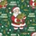 Fisherman Bass Angler Christmas Pajamas: Merry Fishmas Santa & Bass Pattern Sleepwear Satin Short-Sleeve Pajamas Set - 4