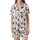 Festive Family Wine Glass & Santa Hat Christmas Drinkware Print Soft Stretch Sleep Set Satin Short-Sleeve Pajamas Set - J_EQo2Zue_