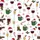Festive Family Wine Glass & Santa Hat Christmas Drinkware Print Soft Stretch Sleep Set Satin Short-Sleeve Pajamas Set - 4