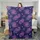 Cosmic Dreamers' Stylized Nebula Galaxy Pattern Deep Blue Purple Fuchsia Stars Fleece Blanket - 3