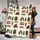 Book Lovers' Elegant Vintage Book Spine Pattern  Fleece Blanket - 1