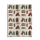 Book Lovers' Elegant Vintage Book Spine Pattern  Fleece Blanket - 4