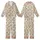 Women's Whimsical Sage Cactus Blossom Pattern Blush Pink Sleep Set Kid Satin Pajamas Set - CCbet97ZsT