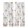 Llama Lover Pajamas: Whimsical Light Grey Llama & Pastel Cactus Pattern Kid Satin Pajamas Set - 3