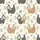 Sloth Lover's Cute Cartoon Sloths & Jungle Leaves Canvas Footwear Satin Short-Sleeve Pajamas Set - 4