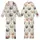 Sloth Lover's Cute Cartoon Sloths & Jungle Leaves Canvas Footwear Kid Satin Pajamas Set - 1