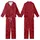 Women's All-Season Ruby Red Abstract Silk Pattern Polyester V-Neck Shorts Pajama Set Kid Satin Pajamas Set - 1