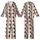 Women's Fluid Organic Design Thermal Leggings - Sheer Effect, Nude Peach & Charcoal Kid Satin Pajamas Set - xbvqh5fxzR