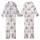 Women's Whimsical Lilac Sea Turtle & Seashell Print Cami with Ruffled Hem - Polyester Blend Sleep Set Kid Satin Pajamas Set - dvajt91KA_