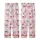 Women's Pastel Pink Whimsical Santa Reindeer Holiday Long Sleeve 2pc Pajama Set Kid Satin Pajamas Set - 3