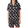 Sloth Lover's Adorable Flat Sloth & Tropical Foliage Navy Low Top Canvas Shoes Satin Short-Sleeve Pajamas Set - DeFaiwpTdn