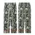 Panda Lover's Loungewear: Adorable Cartoon Panda Faces & Sage Green Bamboo Sleep Set Kid Satin Pajamas Set - 3