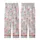 Women's Dentist Pajamas: Cute Pastel Pink Dental Tools & Happy Teeth Pattern Sleep Set Kid Satin Pajamas Set - 3