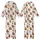 Highland Cow Christmas Pajamas: Whimsical Santa Hat & Scarf Pattern Kid Satin Pajamas Set - 1