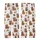 Highland Cow Christmas Pajamas: Whimsical Santa Hat & Scarf Pattern Kid Satin Pajamas Set - 3