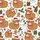 Holiday Animal Lovers' Cute Fluffy Highland Cow Christmas Pattern in Red, Green, Brown Cartoon Style Kid Satin Pajamas Set - 4