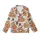 Holiday Animal Lovers' Cute Fluffy Highland Cow Christmas Pattern in Red, Green, Brown Cartoon Style Kid Satin Pajamas Set - 2