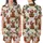 Cow Lover's Christmas Pajama Set: Faux Yarn Knitted Highland Cow & Snowflake Pattern Satin Short-Sleeve Pajamas Set - 1