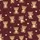 Women's Plus Size Pajamas: Seamless Dark Maroon Teddy Bear, Heart & Star Print Short Sleeve Sleep Set Satin Short-Sleeve Pajamas Set - 4