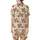 Women's Mooey Christmas Pajamas: Faux Yarn Highland Cow & Pink Truck Sleep Set Satin Short-Sleeve Pajamas Set - 3