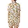 Golden Retriever Lover Satin Short-Sleeve Sleep Set: Cheerful Flat Dog & Puppy Print Satin Short-Sleeve Pajamas Set - AaHSPFMsbp