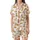 Golden Retriever Lover Satin Short-Sleeve Sleep Set: Cheerful Flat Dog & Puppy Print Satin Short-Sleeve Pajamas Set - cbTfkfFXYk