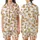 Golden Retriever Lover Satin Short-Sleeve Sleep Set: Cheerful Flat Dog & Puppy Print Satin Short-Sleeve Pajamas Set - x_hLxzYft1