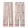 Sewing Enthusiast's Blush Pink Pastel Vintage Sewing Machine Tailoring Tools Kid Satin Pajamas Set - 3