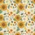 Women's Vintage Boho 60s 70s Sunflower Daisy Honeybee Meadow Silky Satin Short-Sleeve Pajamas Set - 4