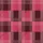 Women's Deep Maroon & Pink Geometric Plaid Satin Short-Sleeve Sleep Set Kid Satin Pajamas Set - 4