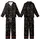 Scorpio Woman's Satin Two-Piece Sleep Set: Gold Celestial Scorpion & Constellation Design Kid Satin Pajamas Set - 1