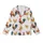Farmhouse Charm: Vibrant Storybook Roosters, Pecking Hens, Red Combs & Teal Tails  Garment Kid Satin Pajamas Set - 2