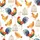 Countryside Living Rooster & Hen Watercolor Pattern: Vibrant Woven Cages Design - Loungewear Item Kid Satin Pajamas Set - 4