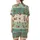 Otter Lover's Whimsical Ocean Otters Scene: Cream, Seafoam & Teal Wearable Design Satin Short-Sleeve Pajamas Set - 3