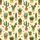 Women's Plant Lover Potted Cactus Succulent Creamy Yellow Satin Short-Sleeve Sleep Set Satin Short-Sleeve Pajamas Set - 4