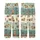 Otter Lover's Whimsical Ocean Otters Scene: Cream, Seafoam & Teal Wearable Design Kid Satin Pajamas Set - 3