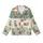 Otter Lover's Whimsical Ocean Otters Scene: Cream, Seafoam & Teal Wearable Design Kid Satin Pajamas Set - 2
