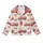 Whimsical Vintage Red Fire Truck Hydrant Watercolor Bows Wearable Item Kid Satin Pajamas Set - 2