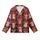 Festive Highland Cow Lovers: Buffalo Plaid Winter Scene with Santa Hats & Holly Holiday Fabric Print Kid Satin Pajamas Set - pjRAmpLluL