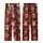 Festive Highland Cow Lovers: Buffalo Plaid Winter Scene with Santa Hats & Holly Holiday Fabric Print Kid Satin Pajamas Set - zAmBUh3luy