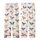 Women's Charming Watercolor Cow Heads, Tan Bows & Burnt Orange Plus Signs Seamless Rustic Kid Satin Pajamas Set - 3