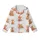 Highland Cow Design: Gentle Wildflower Pattern - Caramel Shaggy Calves Wearable Art Kid Satin Pajamas Set - 2