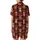 Festive Highland Cow Lovers: Buffalo Plaid Winter Scene with Santa Hats & Holly Holiday Fabric Print Satin Short-Sleeve Pajamas Set - czzH-GmQC1