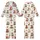 Highland Cow Lover's Cozy Winter Pattern: Whimsical Cows, Snowmen & Gingerbread Fun Kid Satin Pajamas Set - 1