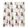Women's Rustic Festive Highland Cow Buffalo Plaid Santa Hat & Snowflake Kid Satin Pajamas Set - K9LlDxFZTP