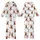 Women's Rustic Festive Highland Cow Buffalo Plaid Santa Hat & Snowflake Kid Satin Pajamas Set - f2CuiniAxx