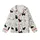 Feline Fanatics Whimsical Black Striped Silhouette Cats Cream Background Everyday Wear Kid Satin Pajamas Set - sO7SeKxr-n