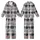 Cozy Rustic Plaid: Black White Gray Good Morning Heart Script Lumberjack Style Kid Satin Pajamas Set - 1